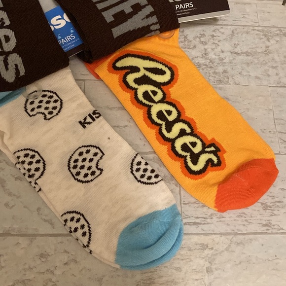 Hershey’s Candy Junk Food Snacks Ankle Socks Bundle - Picture 2 of 4